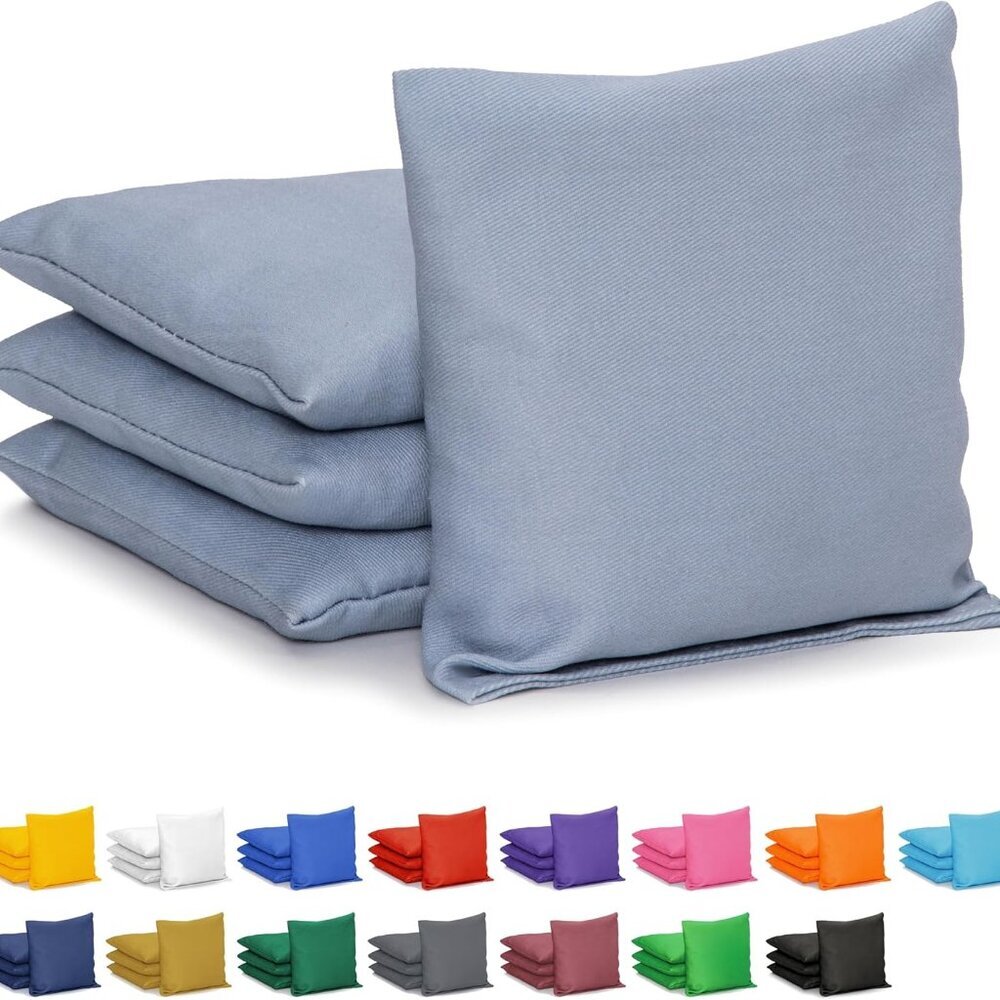 Classic Cornhole Bean Bags Set of 4-16 Colors Available - Regulation All Weather